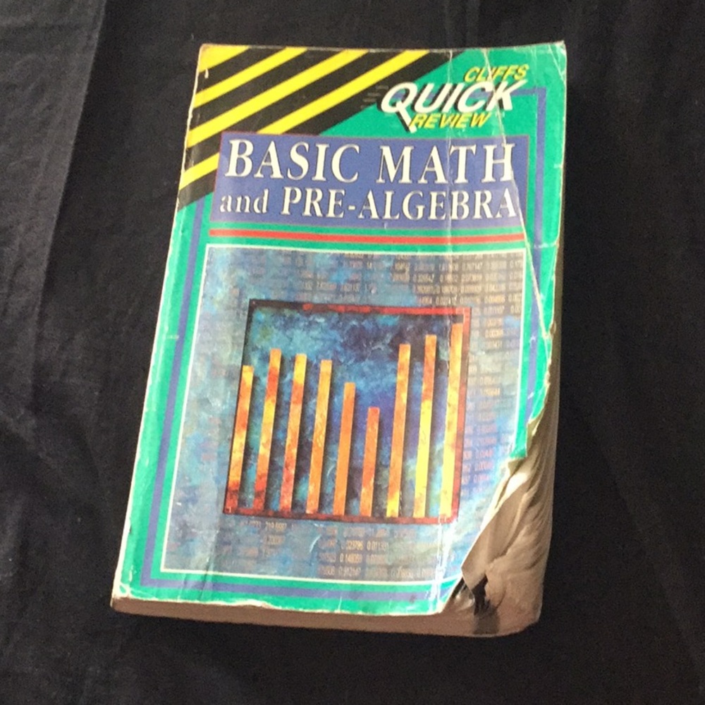 Pre algebra book